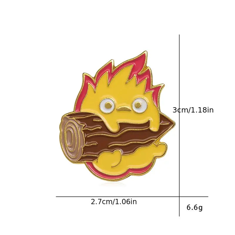 Pin de metal Calcifer, PREVENTA ABRIL