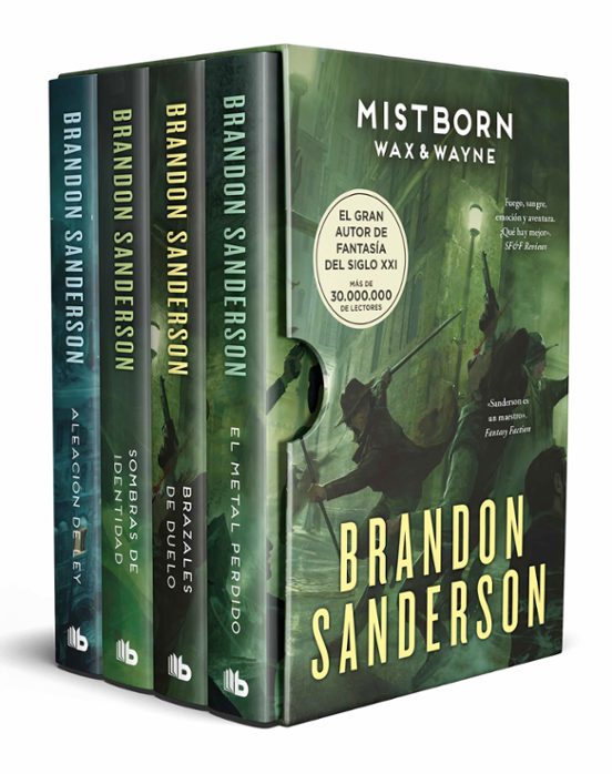 Boxset Nacidos de la bruma: Wax & Wayne de Brandon Sanderson
