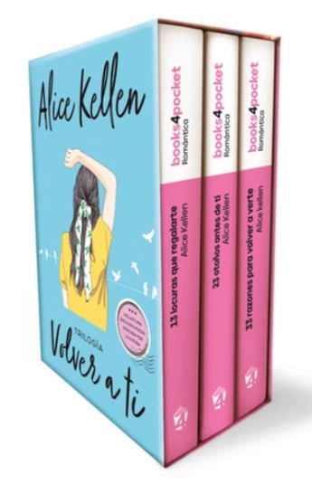 Boxset trilogía "Volver a ti" de Alice Kellen, ed bolsillo
