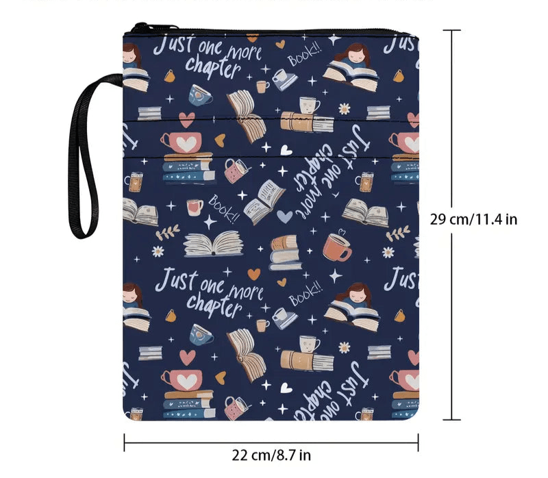 Funda para libros Just one more chapter - Librería Vanir