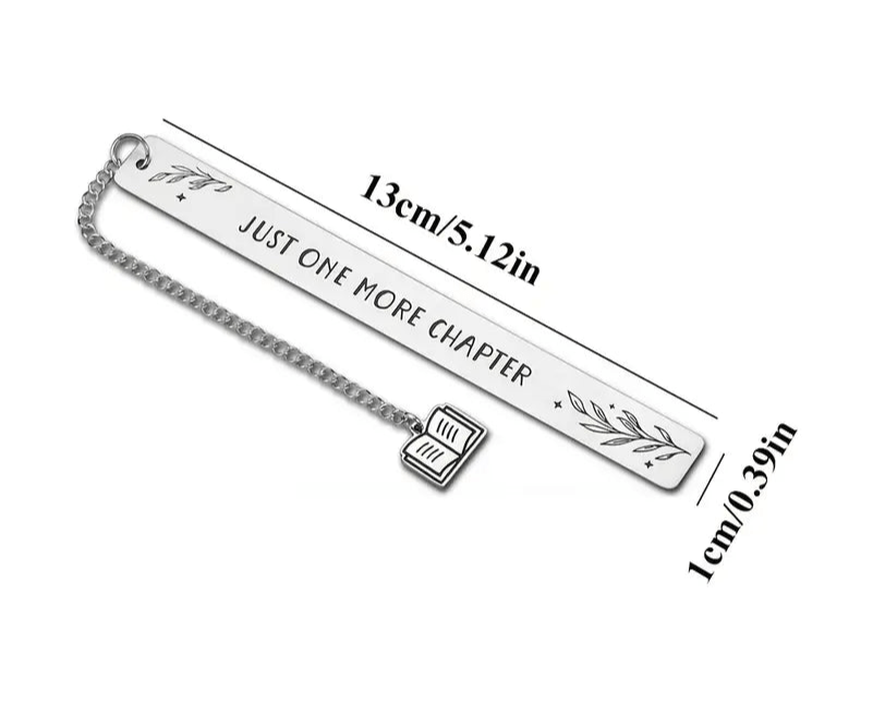 Marcapáginas Just one more chapter - Librería Vanir