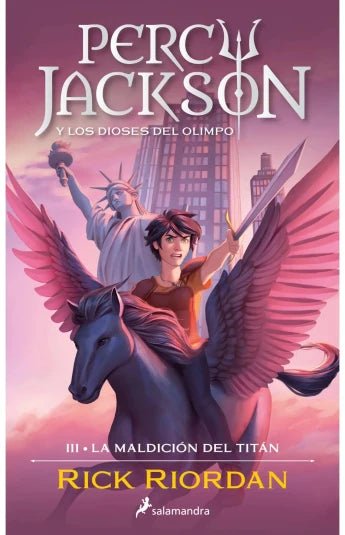 Percy Jackson y los dioses del Olimpo 3: La maldición del Titán de Rick Riordan - Librería Vanir