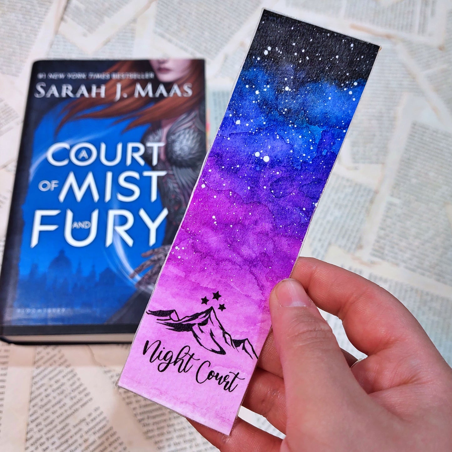 Marcapáginas ACOTAR: Corte Noche
