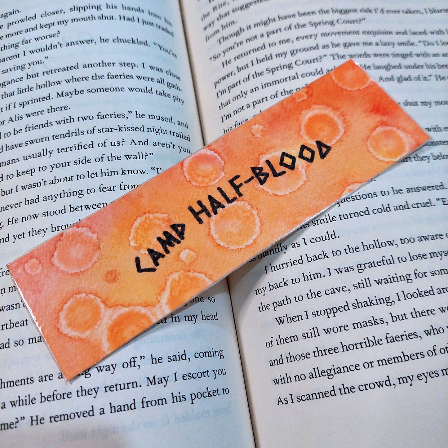 Marcapáginas Percy Jackson: Campamento Mestizo