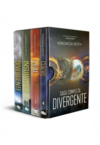 Boxset Divergente de Veronica Roth, ed bolsillo