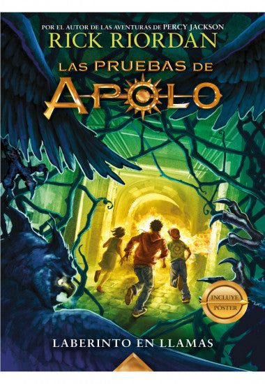 Laberinto en llamas. Las pruebas de Apolo 3 de Rick Riordan (tapa dura)