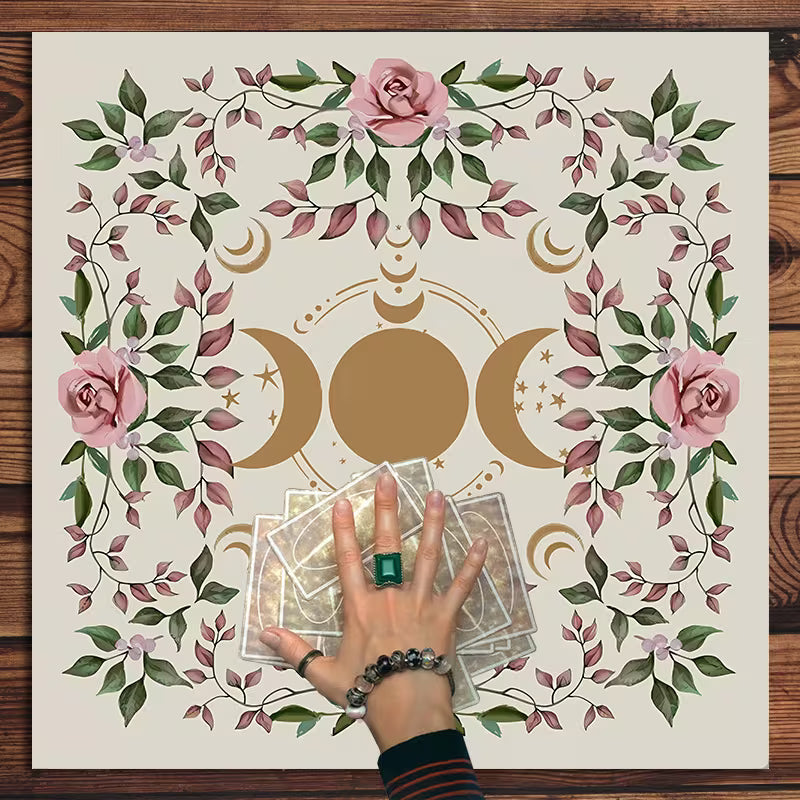 Tapete altar/tarot triple luna