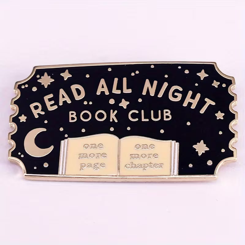 Pin de metal Book Club