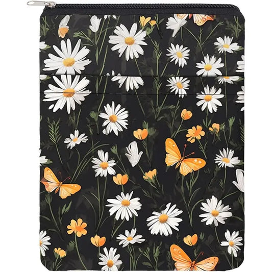 Funda para libros flores