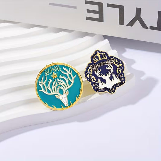 Pin de metal Trono de cristal