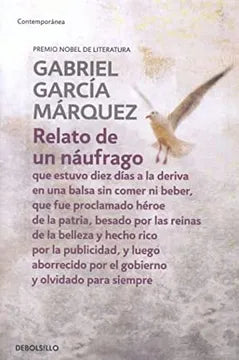 Relato de un náufrago de Gabriel García Márquez. Ed bolsillo