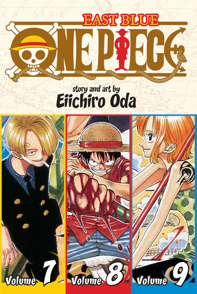 One Piece Omnibus Edition Manga Volume 3. PREVENTA (INGLÉS)