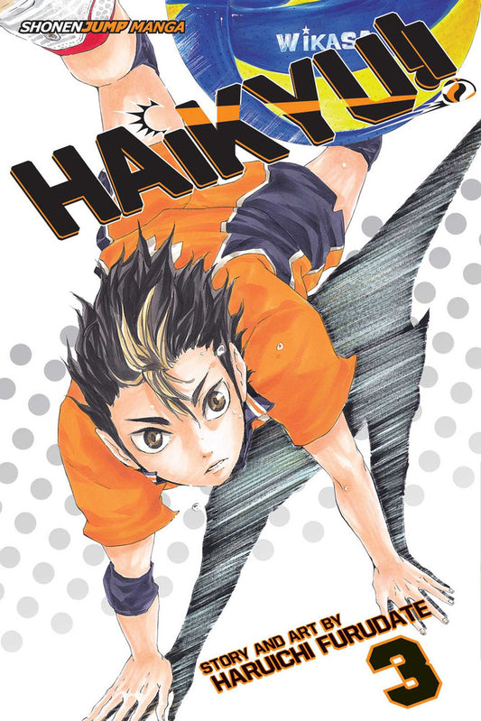 Haikyu!! Manga Volume 3. PREVENTA (INGLÉS)