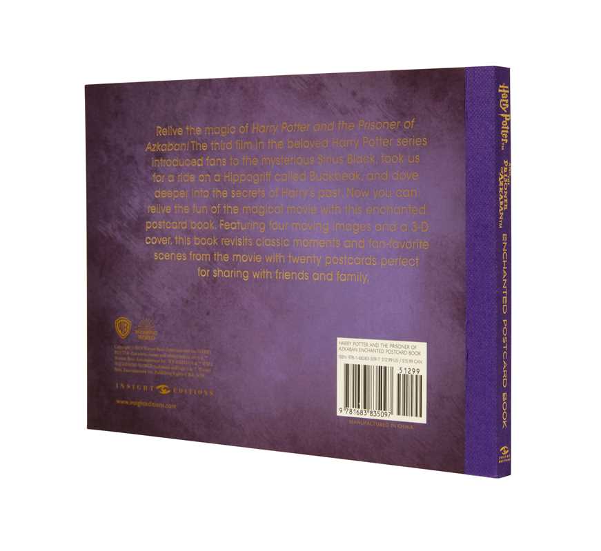 Harry Potter and the Prisoner of Azkaban Enchanted Postcard Book, pre venta