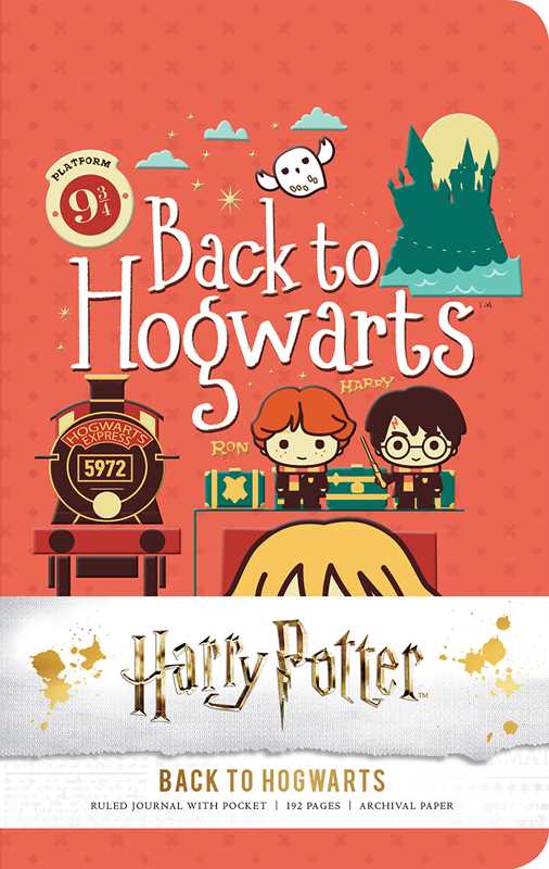 Harry Potter: Back to Hogwarts Ruled Pocket Journal, pre venta