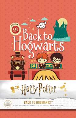 Harry Potter: Back to Hogwarts Hardcover Ruled Journal pre venta