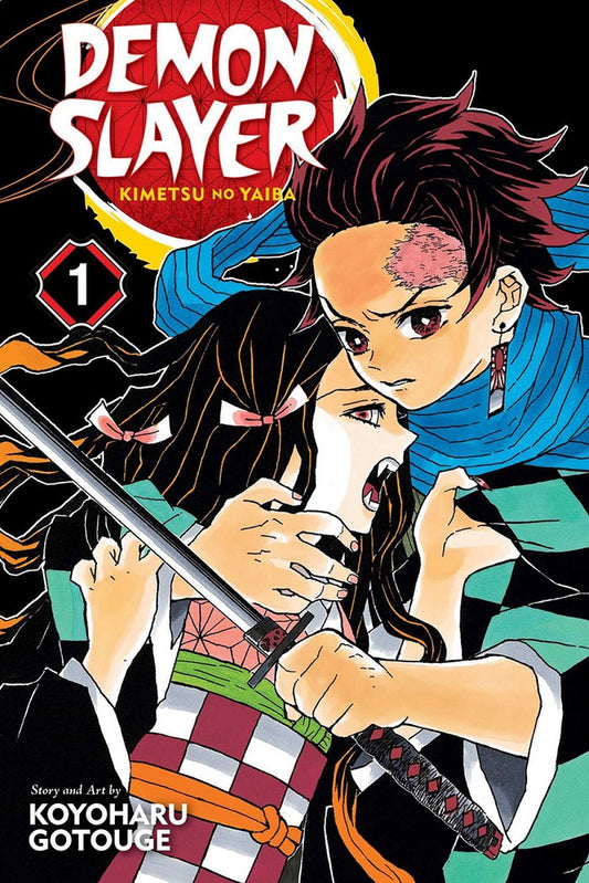 Demon Slayer Kimetsu no Yaiba Manga Volume 1. PREVENTA (INGLÉS)