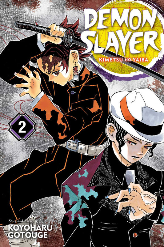 Demon Slayer Kimetsu no Yaiba Manga Volume 2. PREVENTA (INGLÉS)