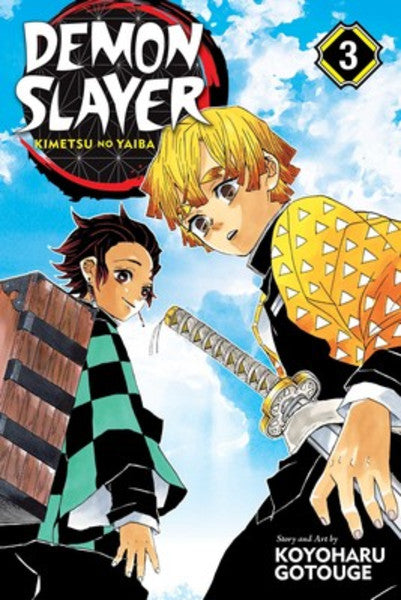 Demon Slayer Kimetsu no Yaiba Manga Volume 3. PREVENTA (INGLÉS)