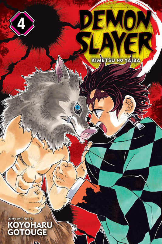 Demon Slayer Kimetsu no Yaiba Manga Volume 4. PREVENTA (INGLÉS)