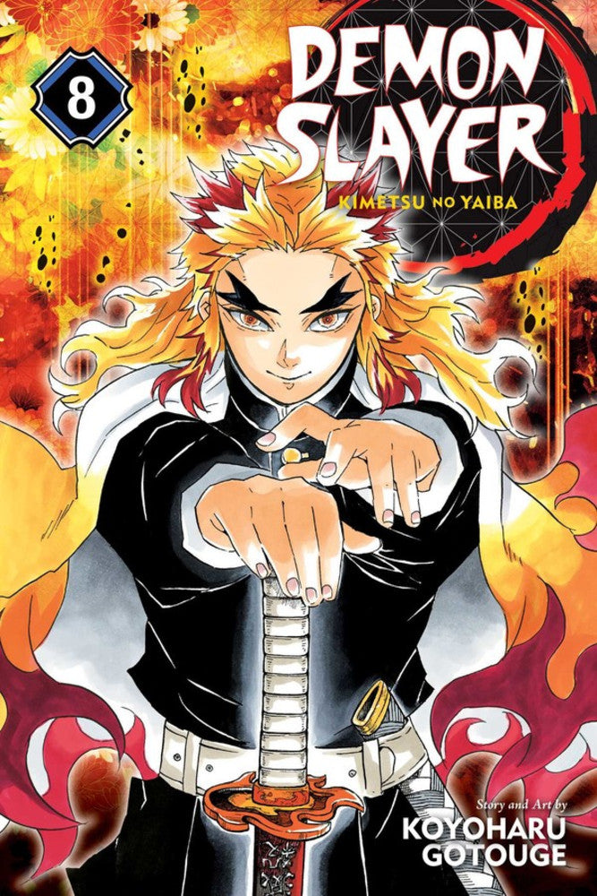 Demon Slayer Kimetsu no Yaiba Manga Volume 8. PREVENTA (INGLÉS)