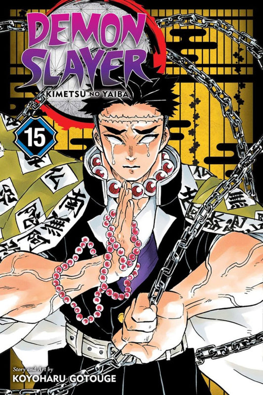 Demon Slayer Kimetsu no Yaiba Manga Volume 15. PREVENTA (INGLÉS)