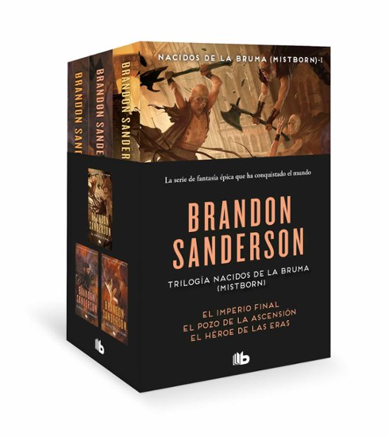 Trilogía Nacidos de la Bruma de Brandon Sanderson, ed. bolsillo