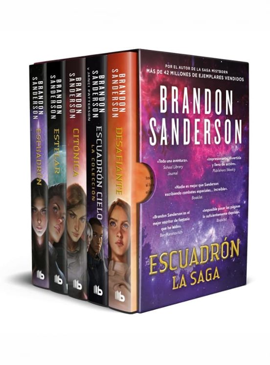 Boxset Escuadrón de Brandon Sanderson, ed. bolsillo
