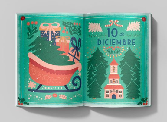 Un amor de diciembre de Lauren Asher, libro de adviento