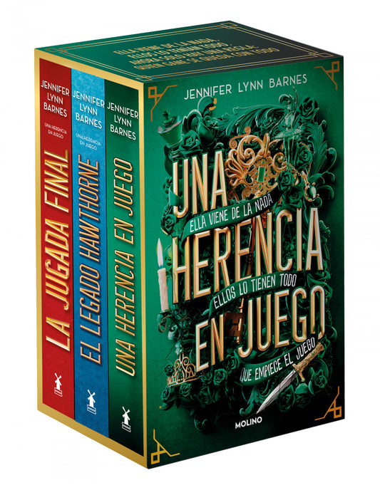 Boxset Una herencia  en juego, pre venta