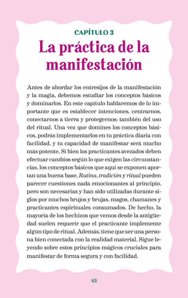 El libro de manifestación para brujos y brujas