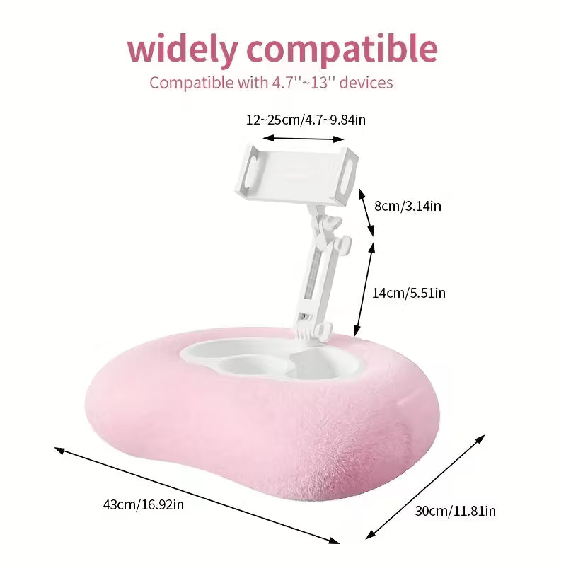 Soporte con almohadón para Kindle/tablet/Cel, PREVENTA Marzo