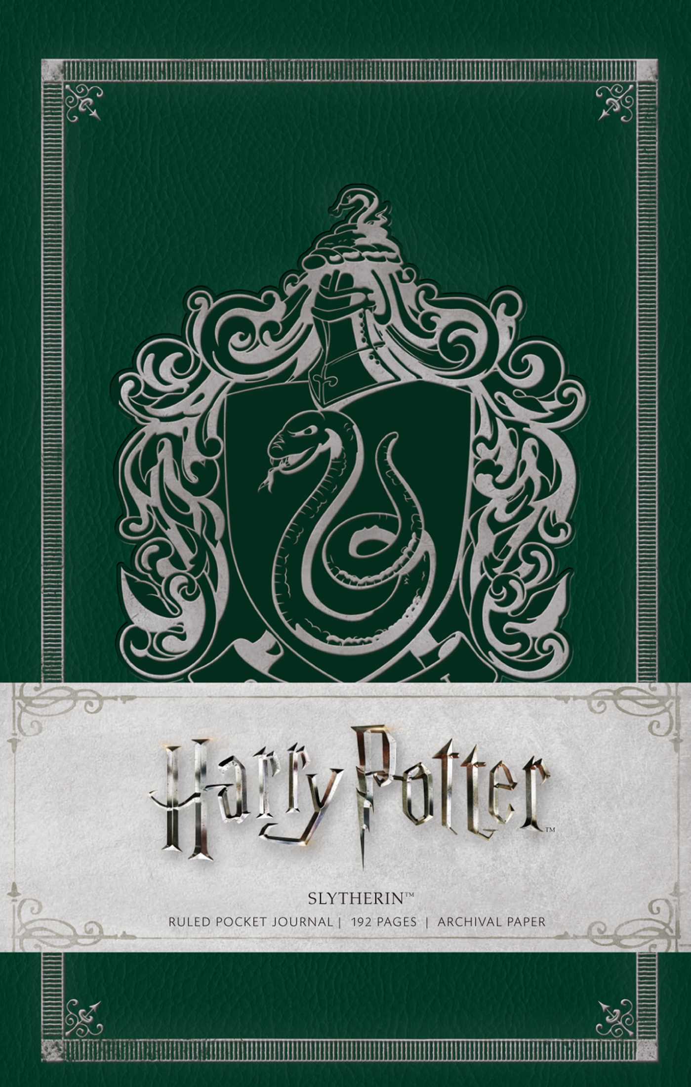 Harry Potter: Slytherin Ruled Pocket Journal, pre venta