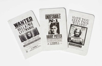 Harry Potter: Wanted Posters Pocket Notebook Collection (Set of 3), pre venta