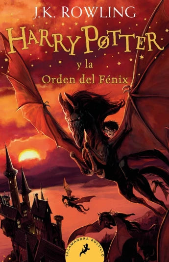 Harry Potter y la orden del Fénix de J.K. rowling