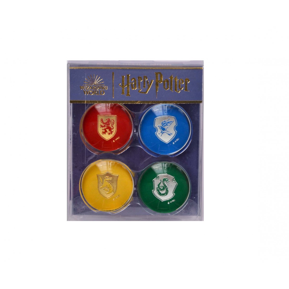 Imanes de vidrio Harry Potter x4 unidades