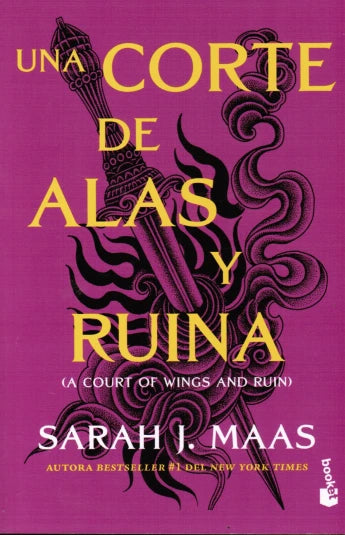 Una corte de alas y ruina de Sarah J. Maas ed de bolsillo