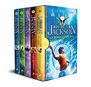 Boxset Percy Jackson y los dioses del Olimpo ed. bolsillo de Rick Riordan