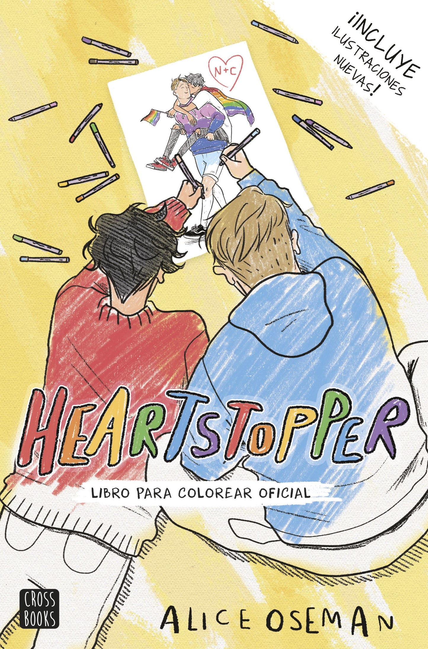 Heartstopper: Libro para colorear oficial de Alice Oseman
